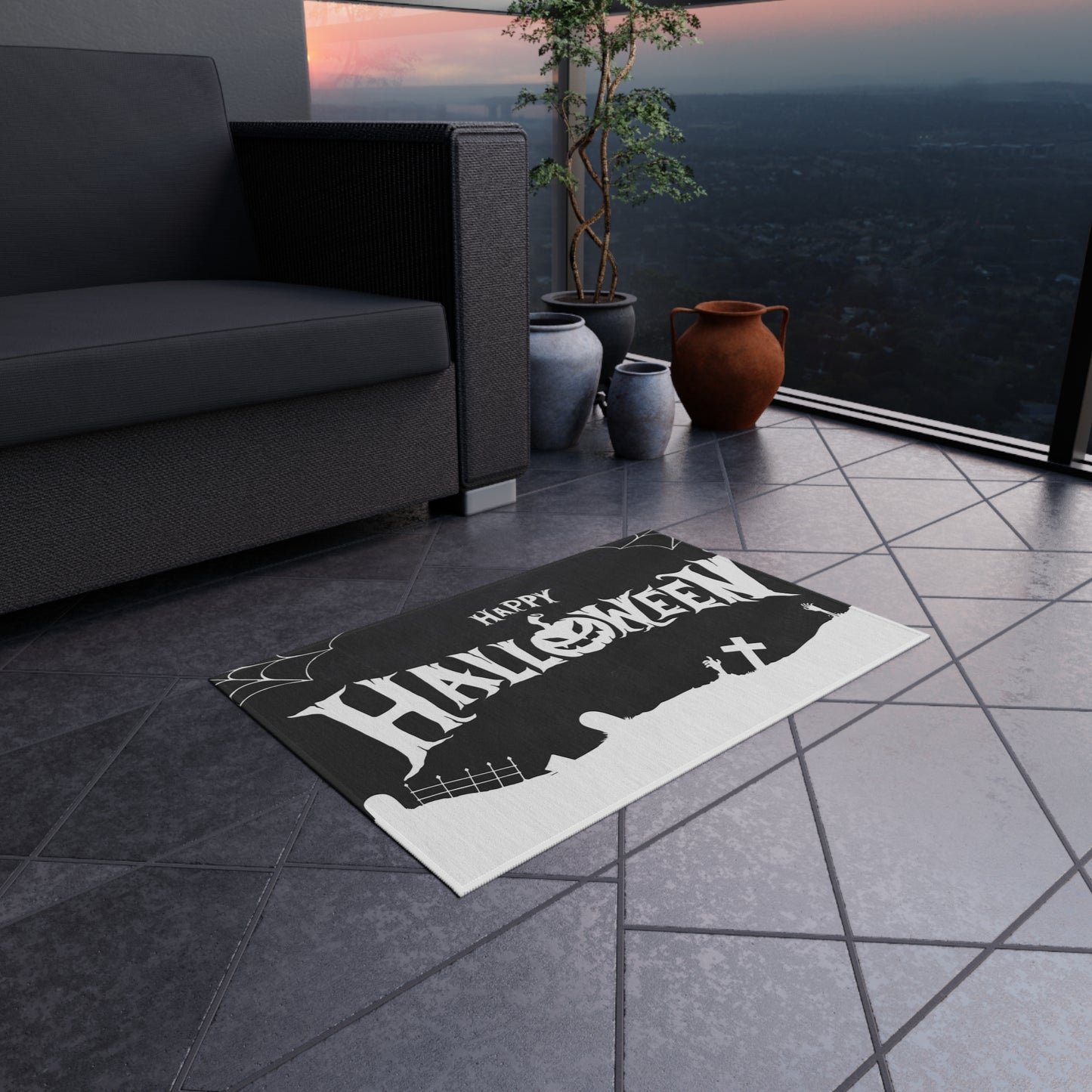 Happy Halloween Outdoor Rug