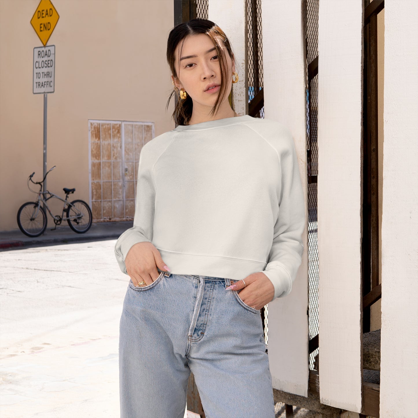 Rising Phoenix Women's Cropped Fleece Pullover