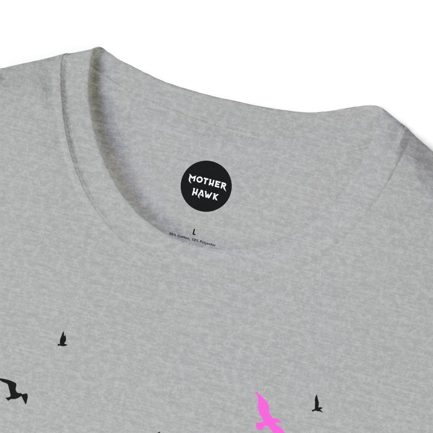 Loam Vixen Unisex Softstyle T-Shirt (black and pink)