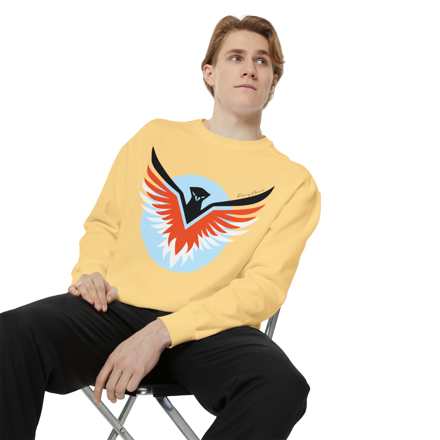 Rising Phoenix Unisex Garment-Dyed Sweatshirt