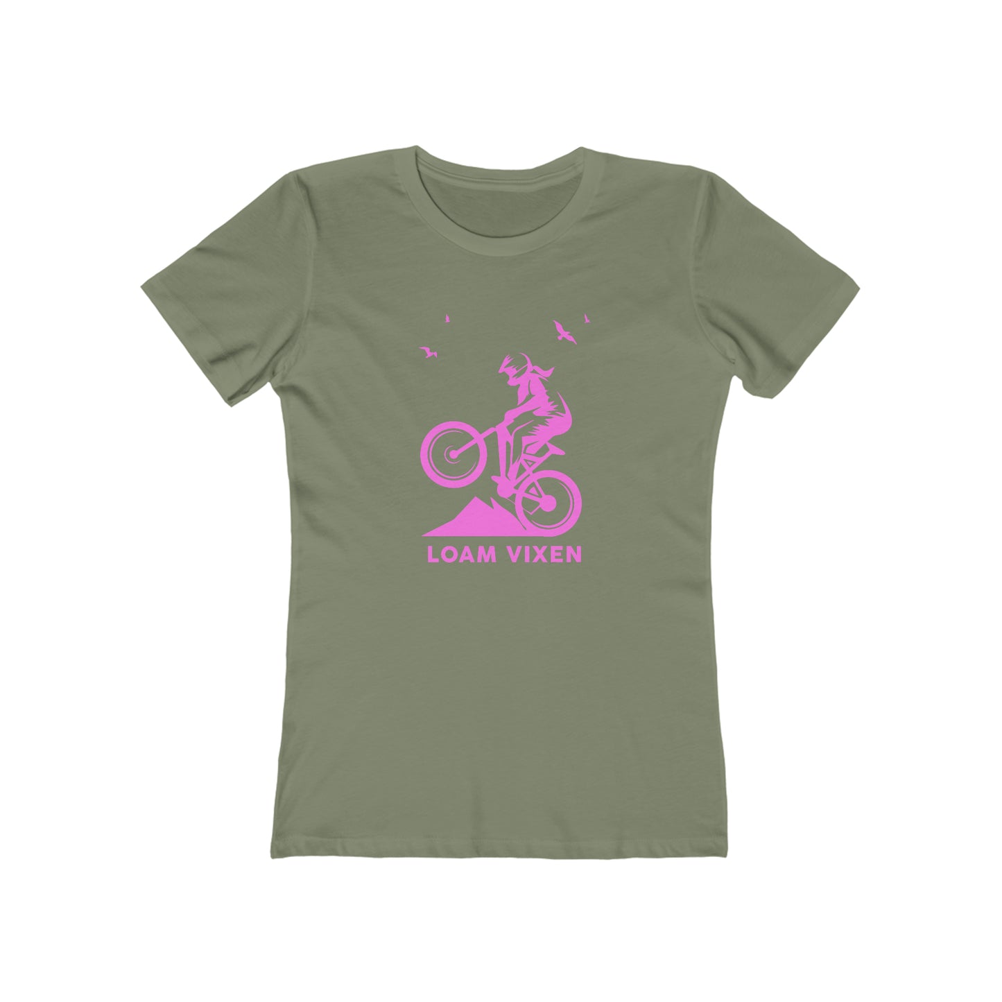 Loam Vixen Women's The Boyfriend Tee all pink