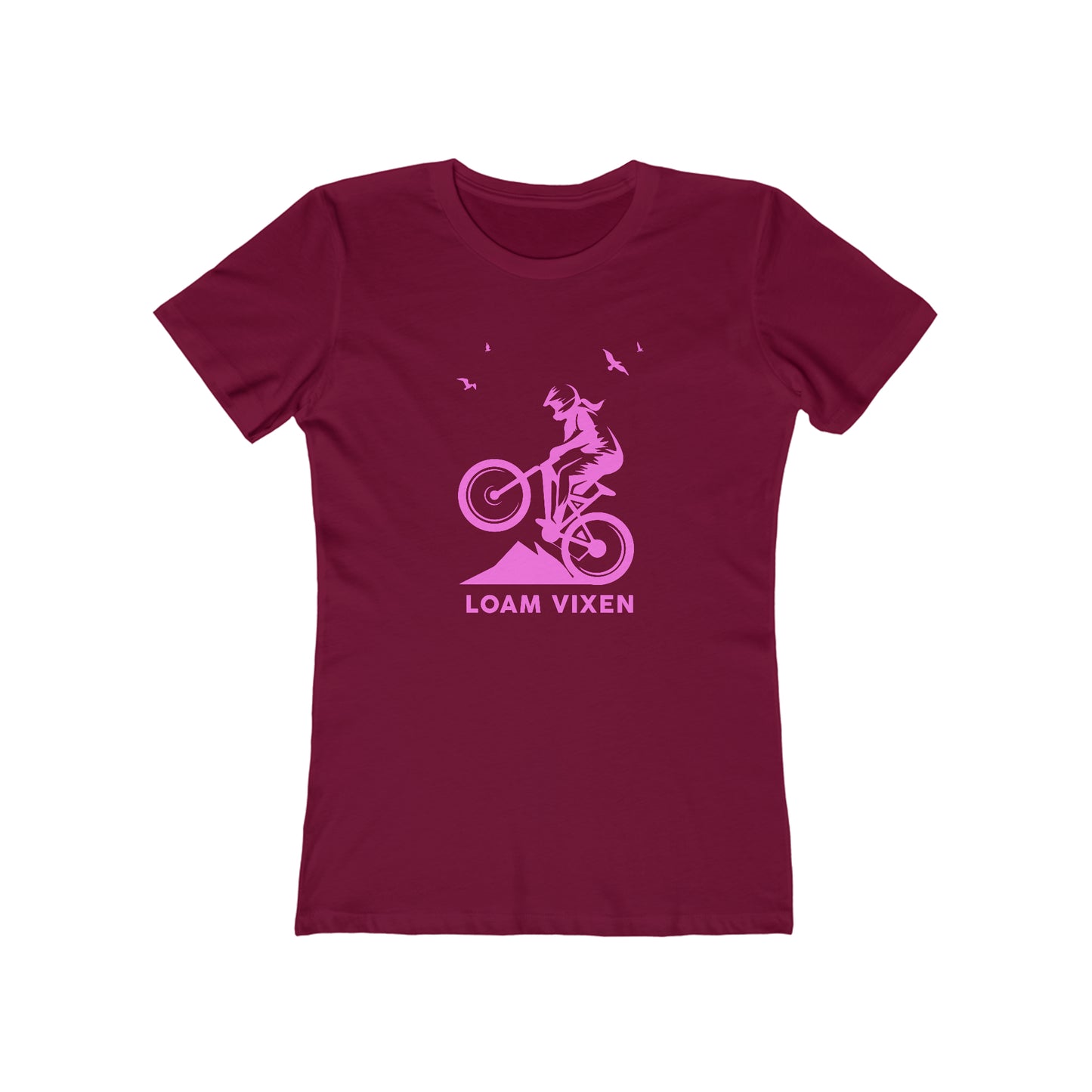 Loam Vixen Women's The Boyfriend Tee all pink