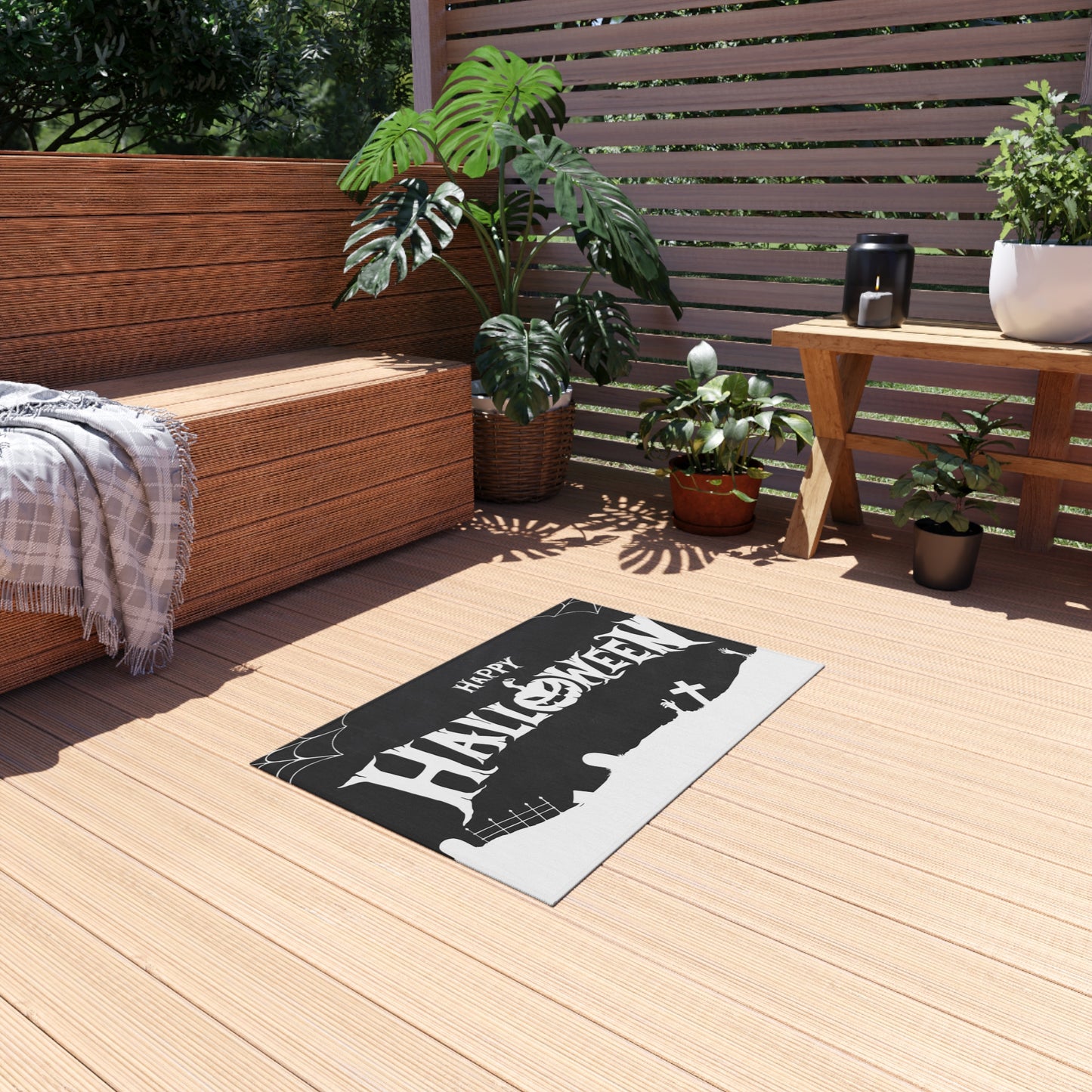 Happy Halloween Outdoor Rug