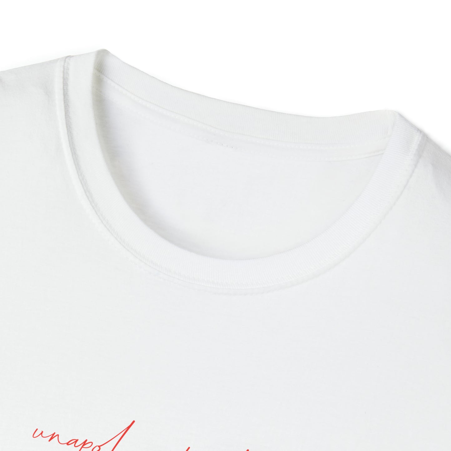Unapologetically Authentic Red Unisex Softstyle T-Shirt