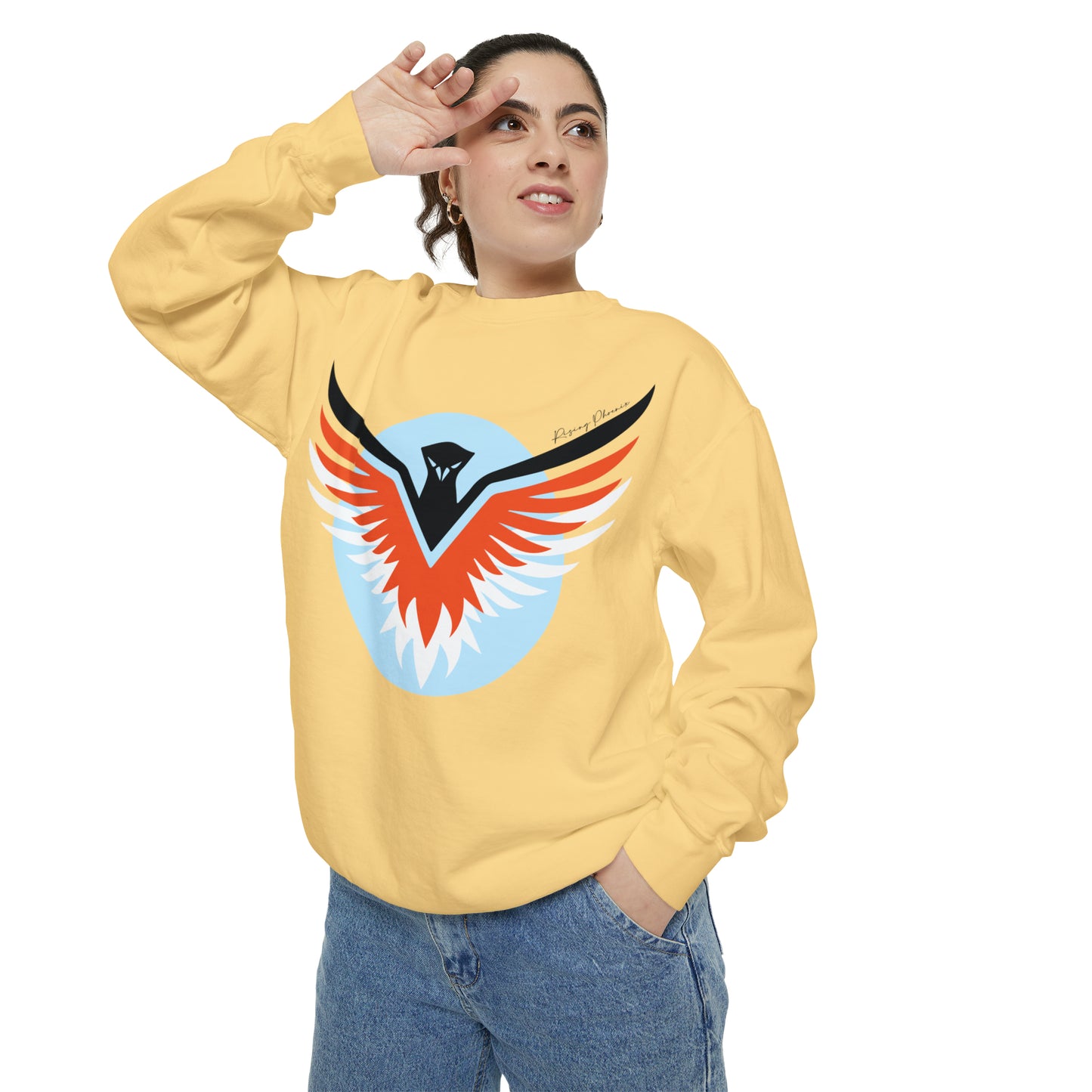 Rising Phoenix Unisex Garment-Dyed Sweatshirt