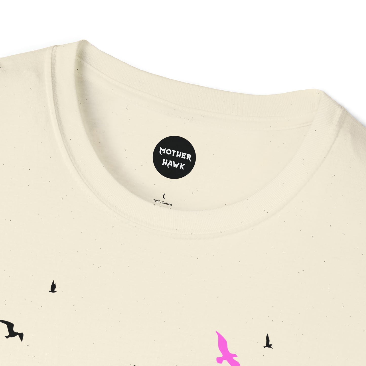 Loam Vixen Unisex Softstyle T-Shirt (black and pink)