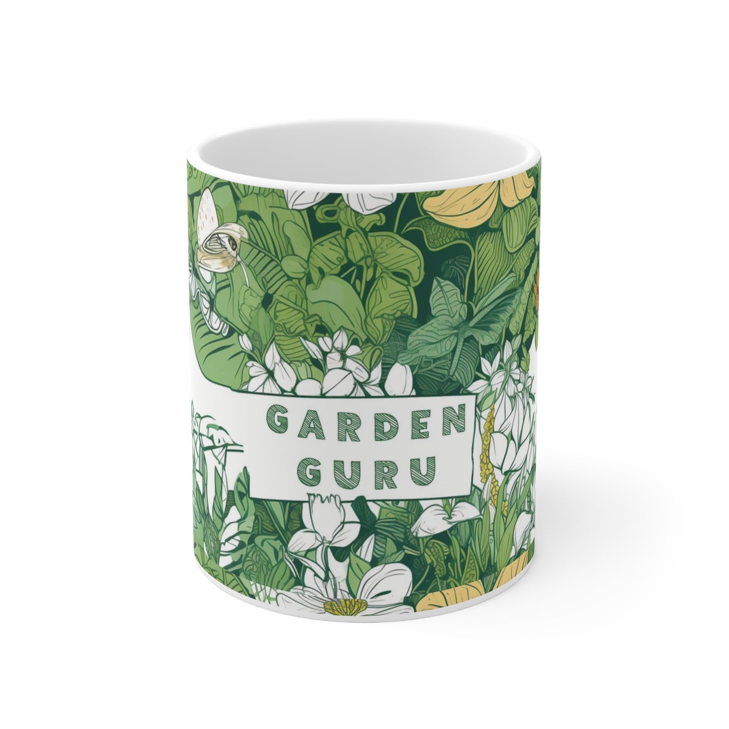 Garden Guru Ceramic Mug 11oz gardener hobby gift