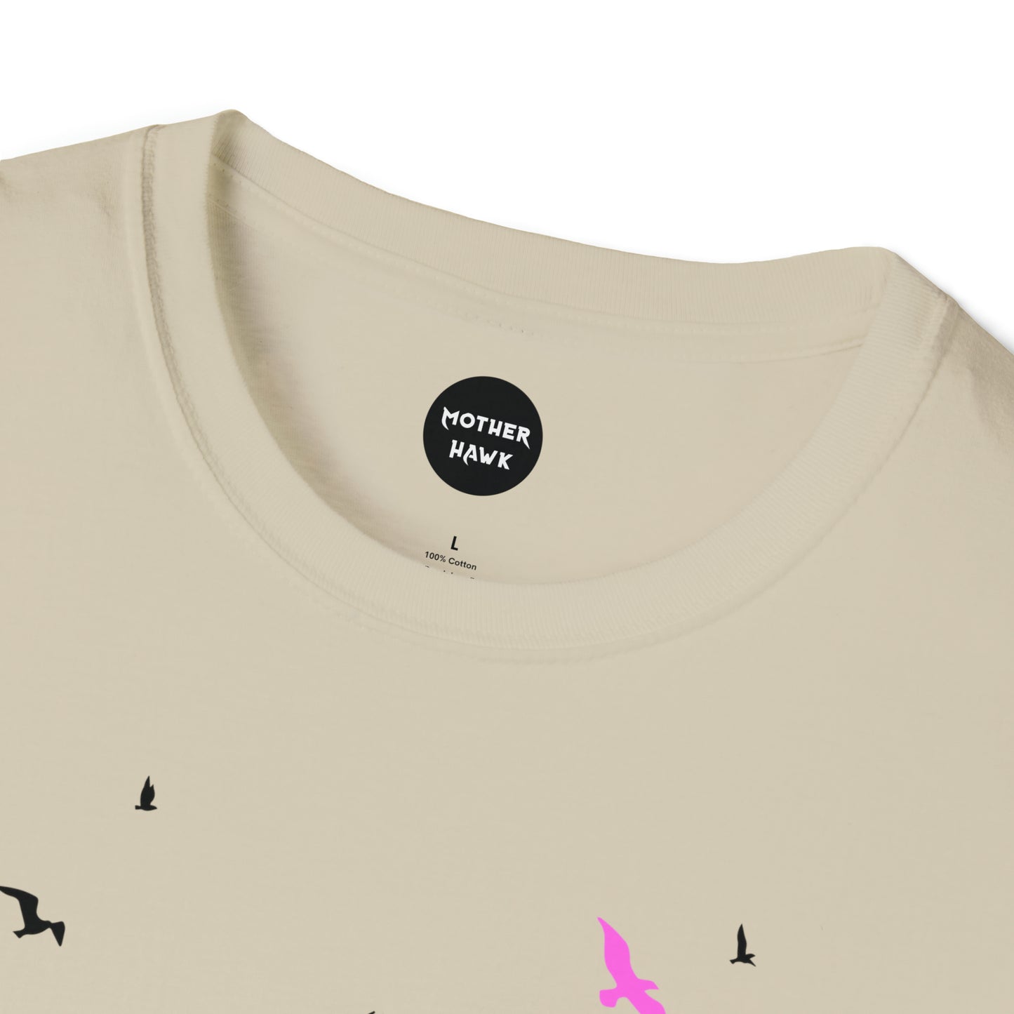 Loam Vixen Unisex Softstyle T-Shirt (black and pink)