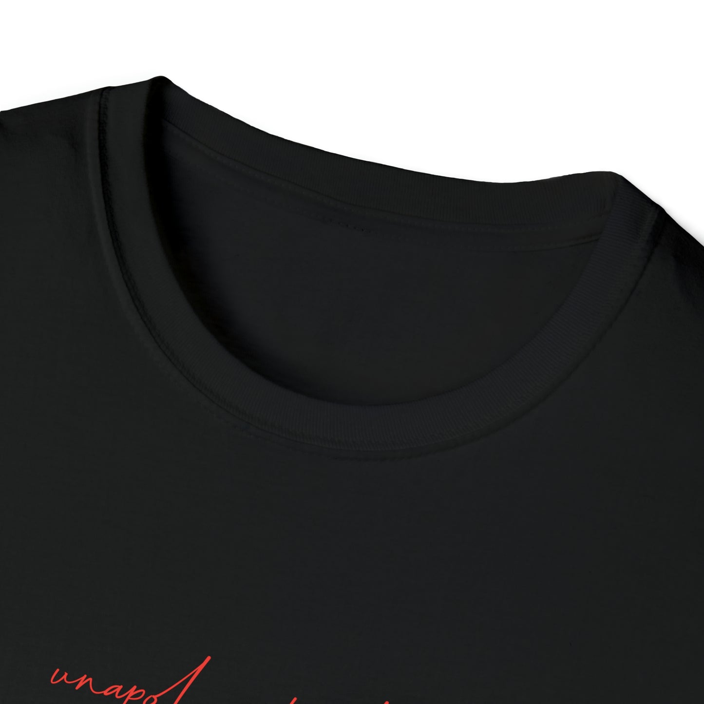 Unapologetically Authentic Red Unisex Softstyle T-Shirt