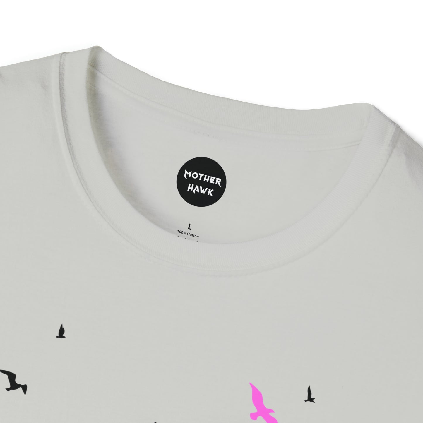 Loam Vixen Unisex Softstyle T-Shirt (black and pink)