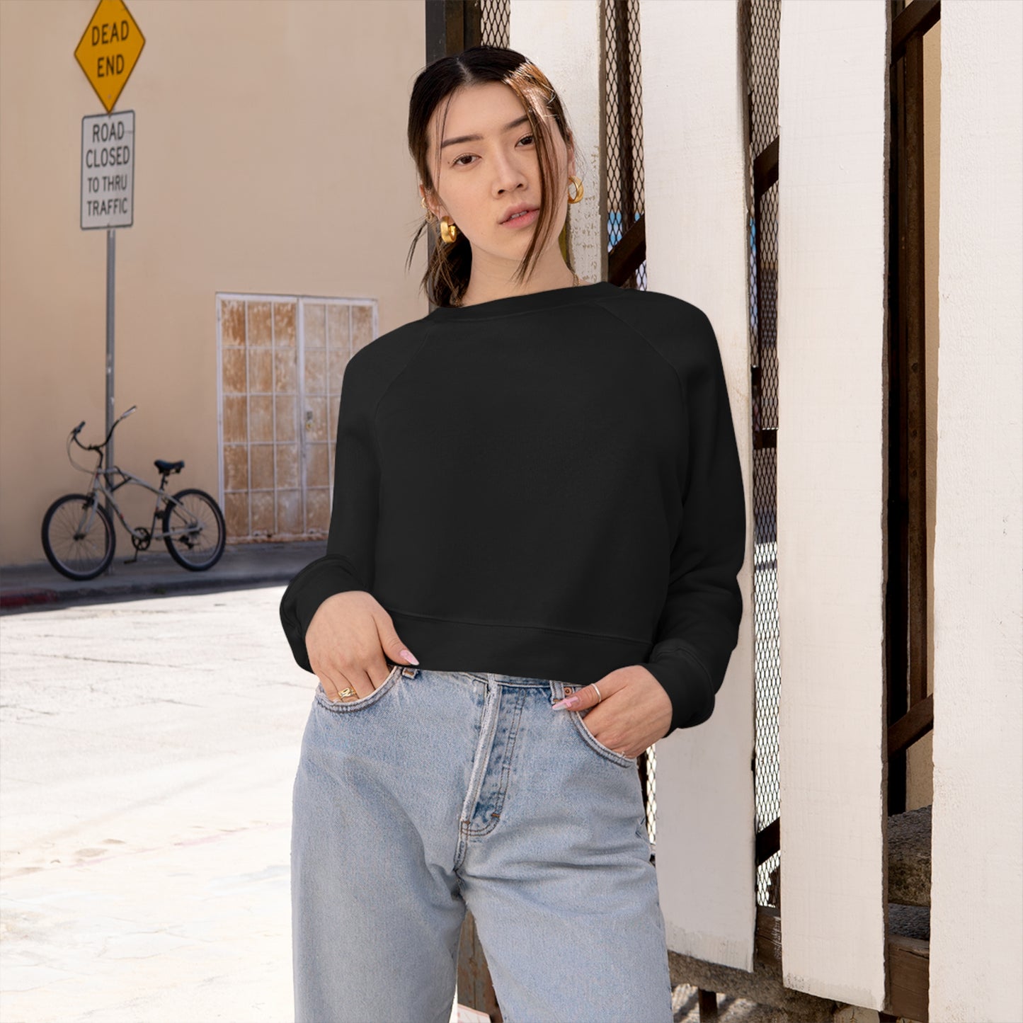 Rising Phoenix Women's Cropped Fleece Pullover