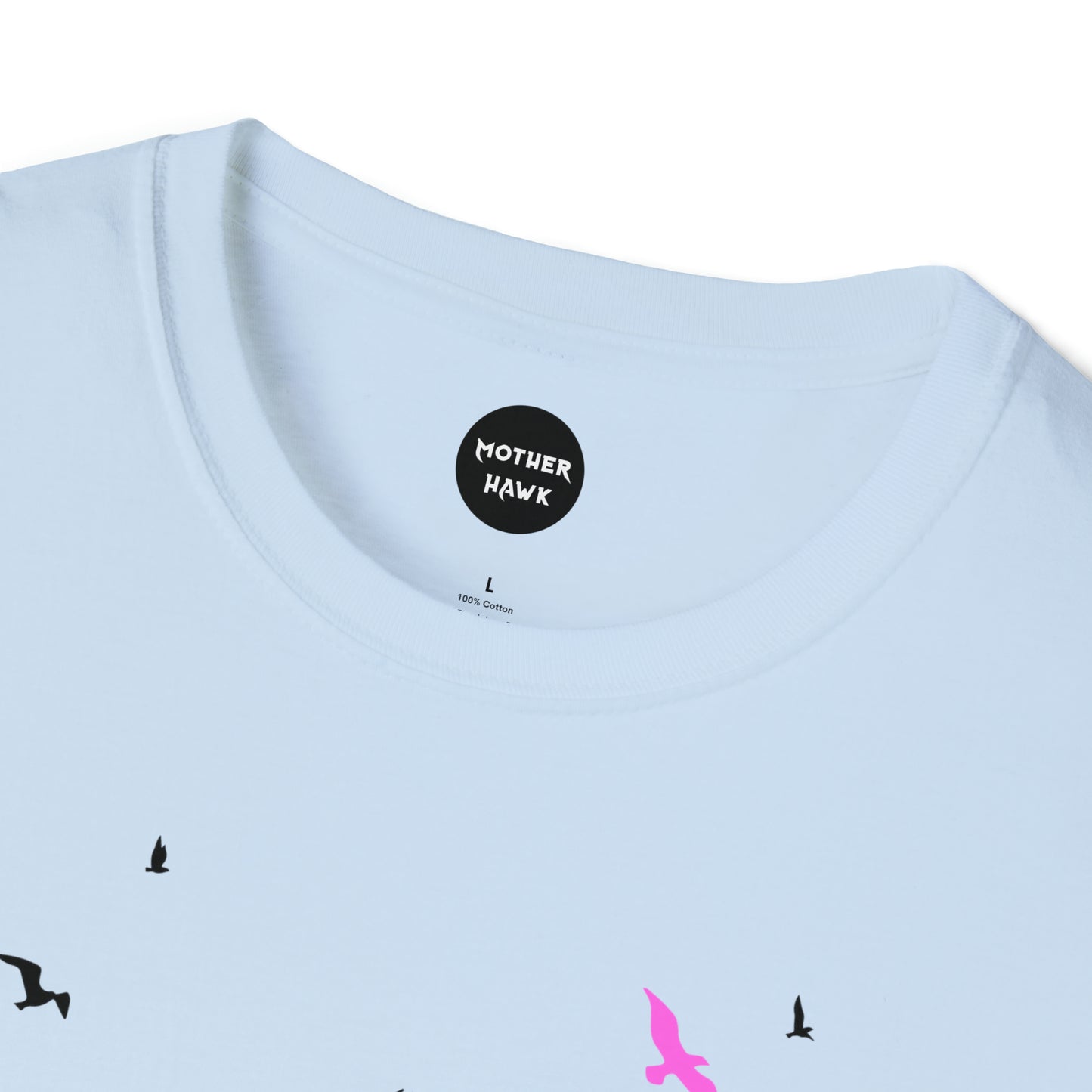 Loam Vixen Unisex Softstyle T-Shirt (black and pink)