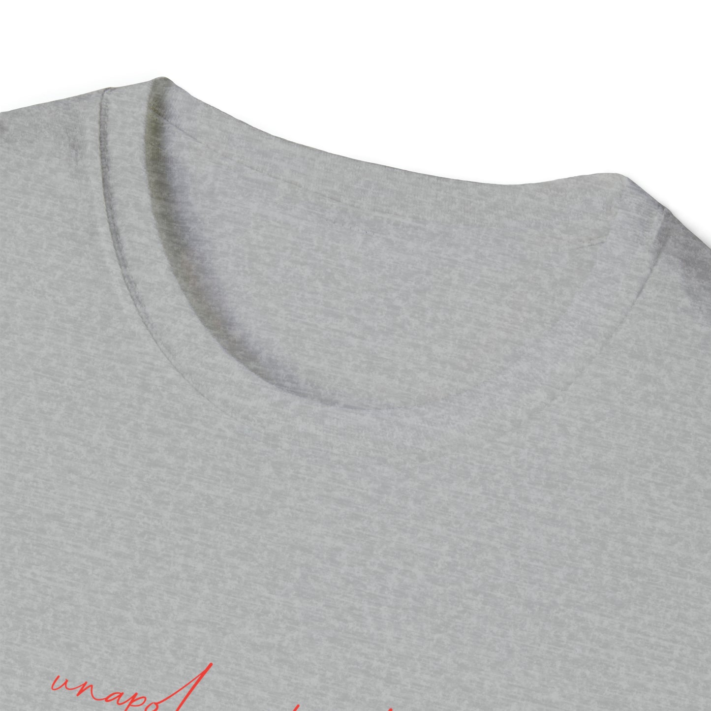 Unapologetically Authentic Red Unisex Softstyle T-Shirt