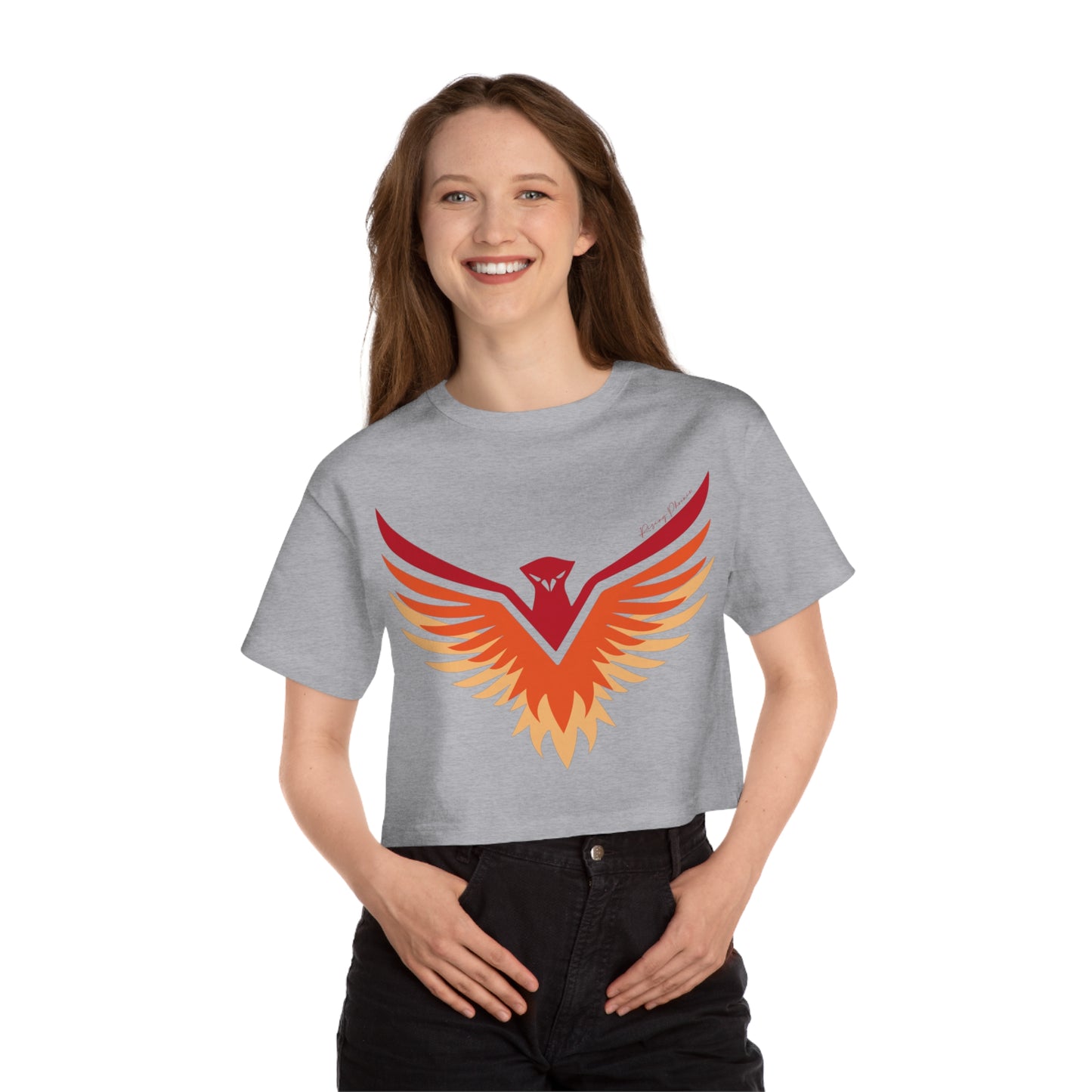 Rising of the Phoenix Champion Women's Heritage Cropped T-Shirt