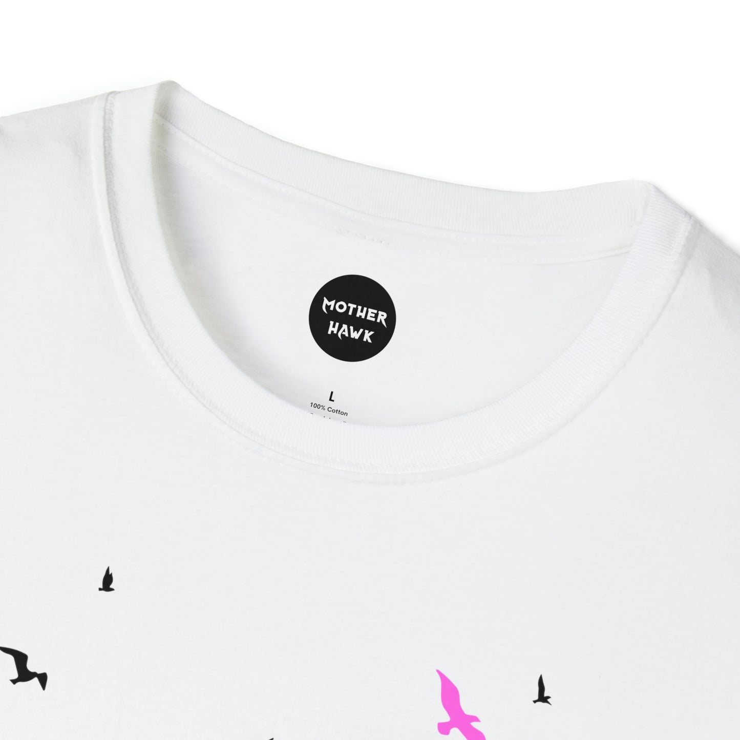 Loam Vixen Unisex Softstyle T-Shirt (black and pink)