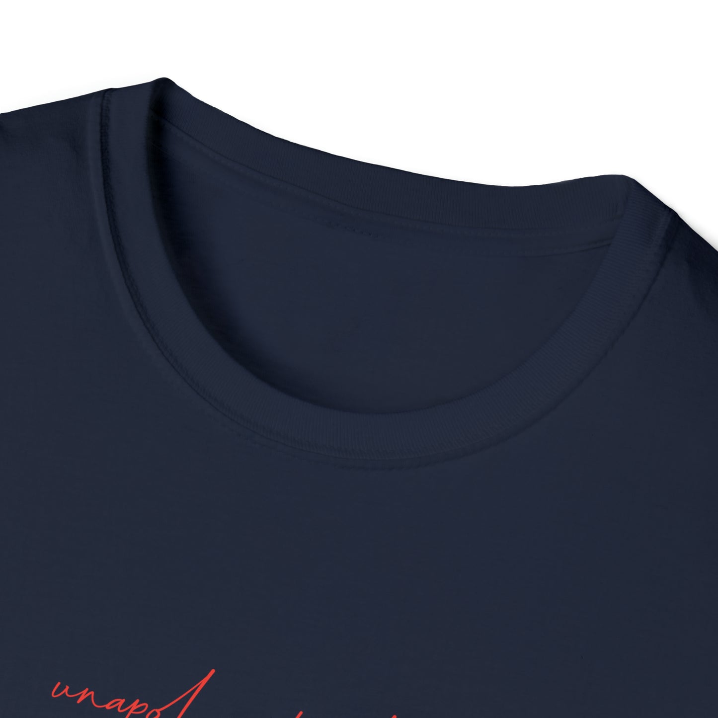 Unapologetically Authentic Red Unisex Softstyle T-Shirt