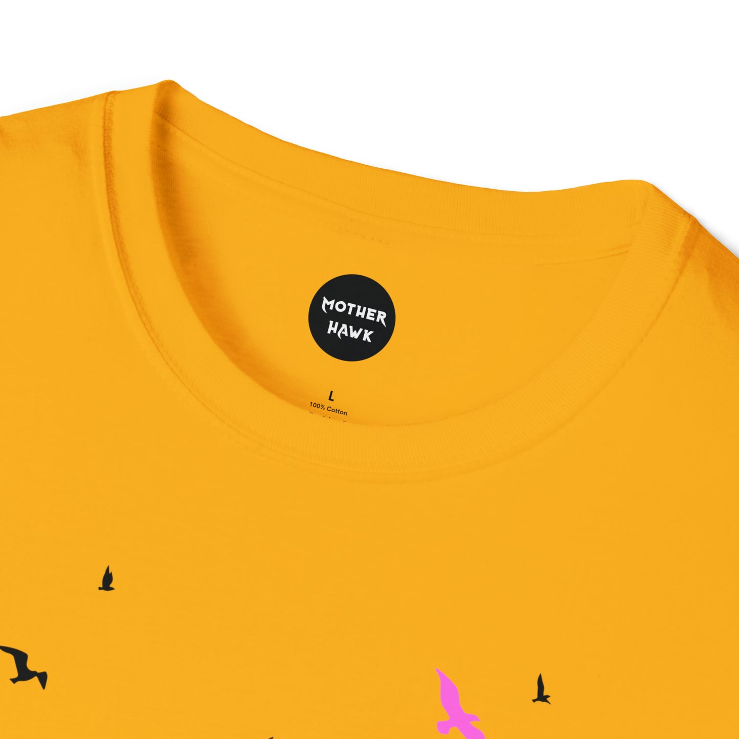 Loam Vixen Unisex Softstyle T-Shirt (black and pink)