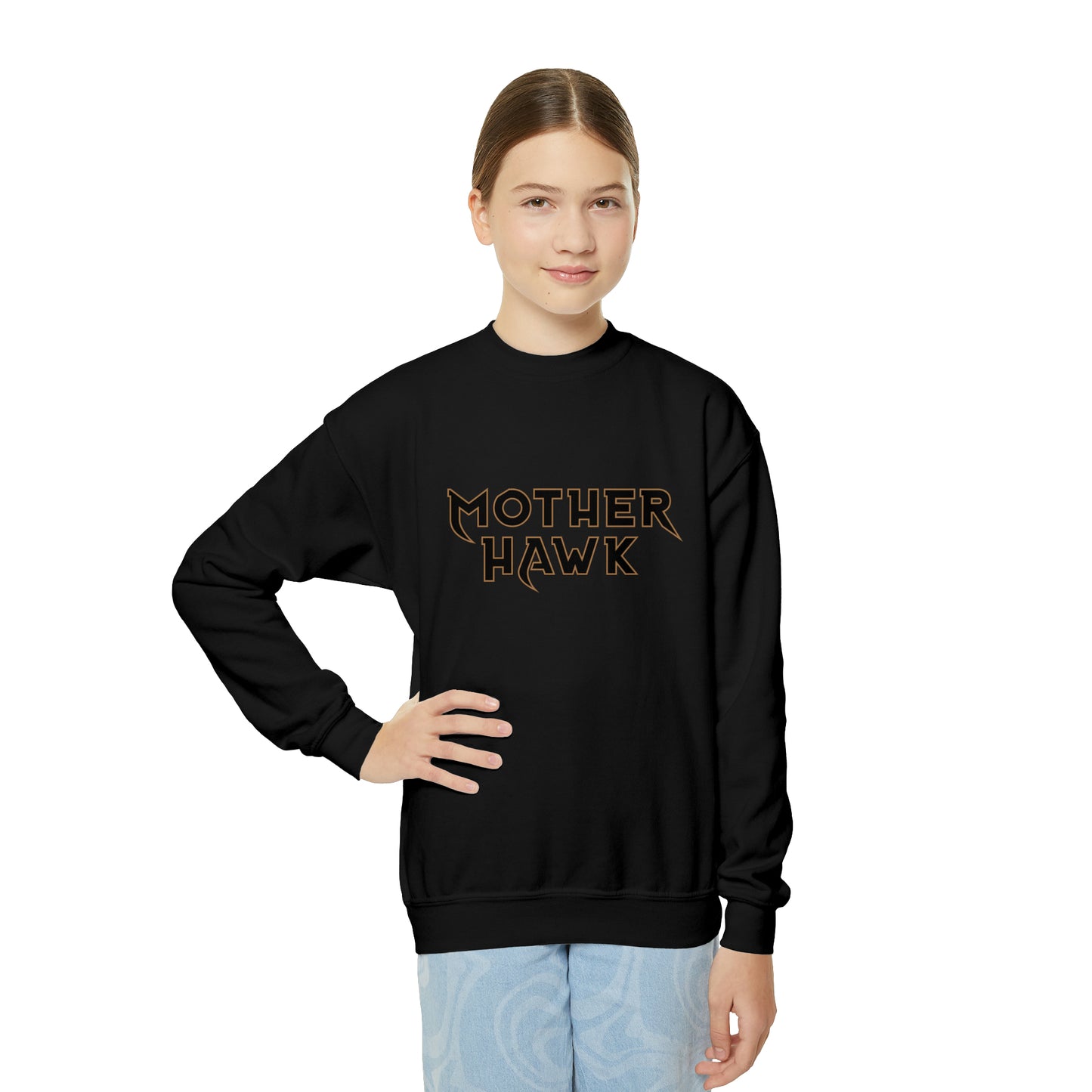 Mother Hawk Youth Crewneck Sweatshirt