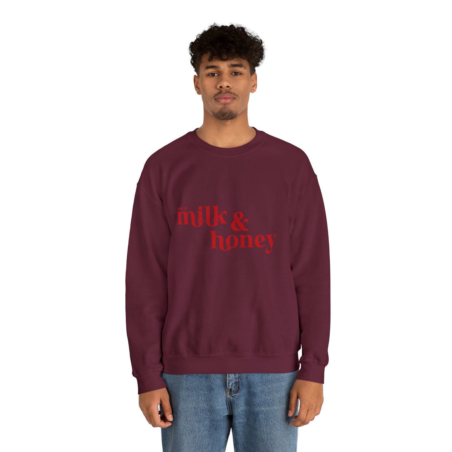 Milk and Honey Unisex Heavy Blend™ Crewneck Sweatshirt