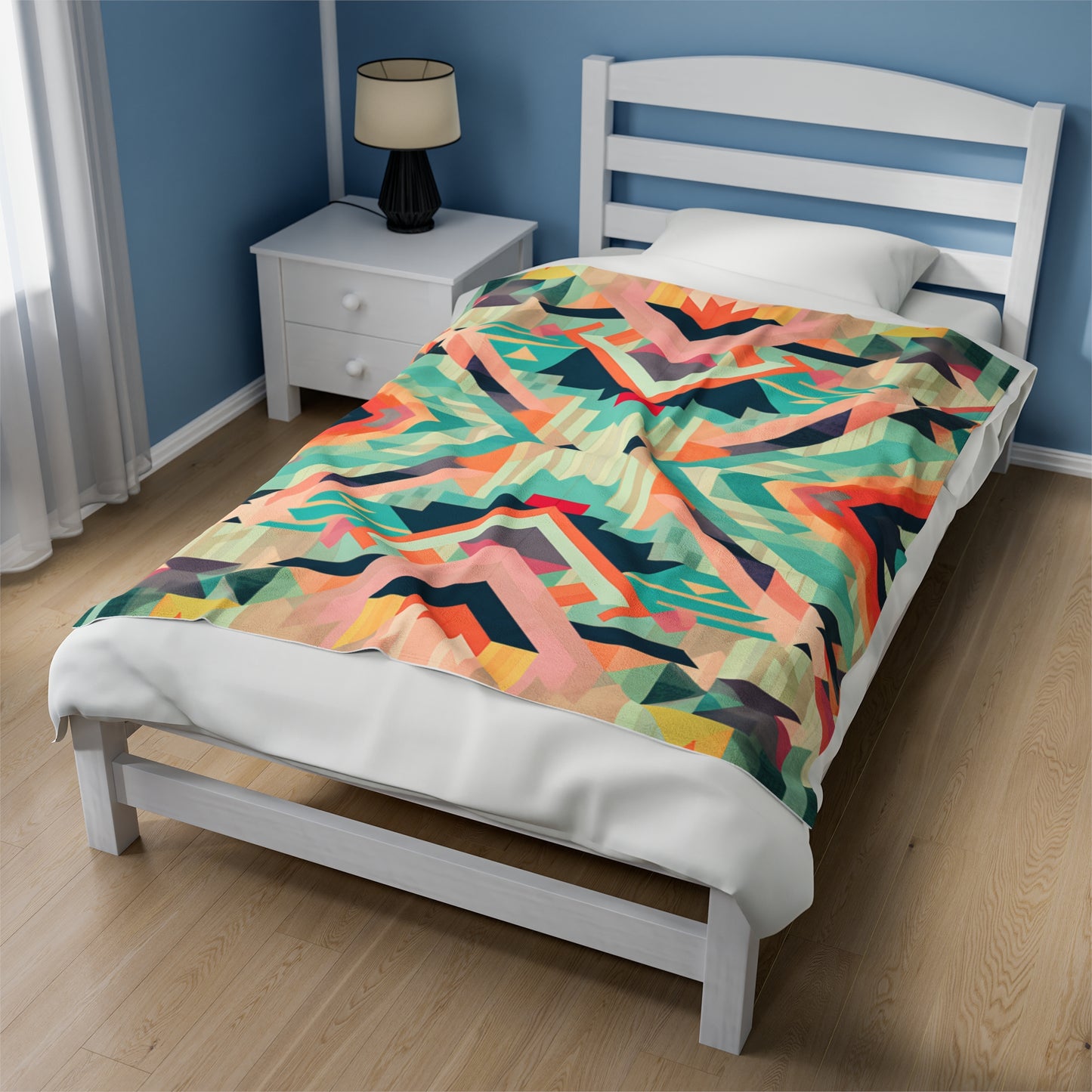 Mayan Pastel Velveteen Plush Blanket